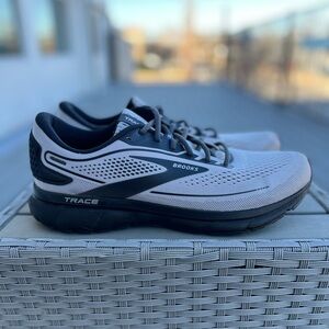 Brooks Trace 2Mens Size 11.5 Grey Black Running Shoes Sneakers 1103881D048